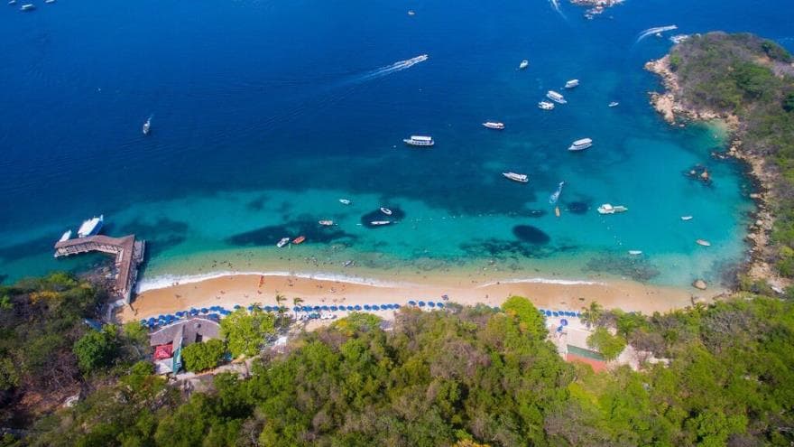 Isla de la Roqueta en Acapulco