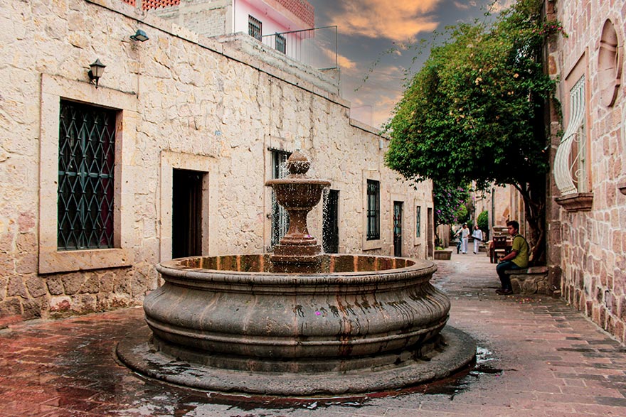 Callejón del Romance en Morelia Michoacan