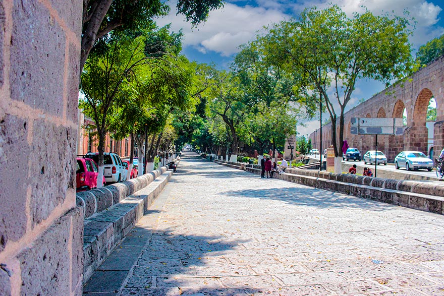 Calzada Fray Antonio de San Miguel en Morelia Michoacan
