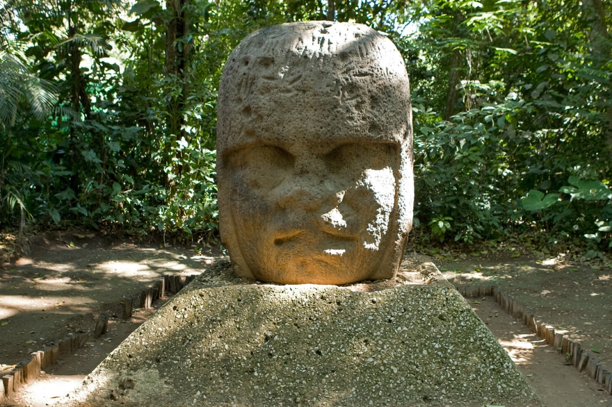 Cabeza Olmeca, Villahermosa Tabasco